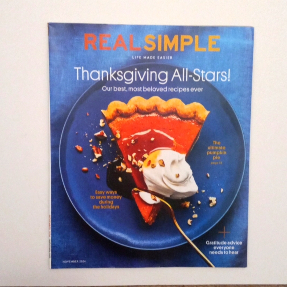 Real Simple Magazine - Thanksgiving Edition
